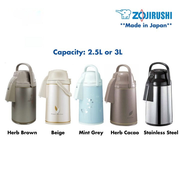 Zojirushi 2.5L/3L Thermal Air Pot/ Thermal Flask | VRKE-25N / VRKE-30N