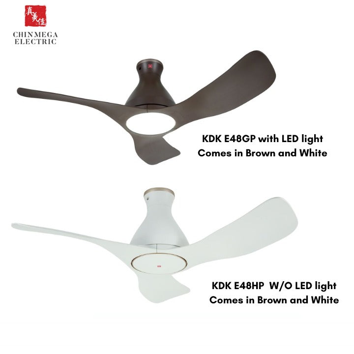 KDK Airy 40" / 48" DC Motor Ceiling Fan with Wifi Connectivity