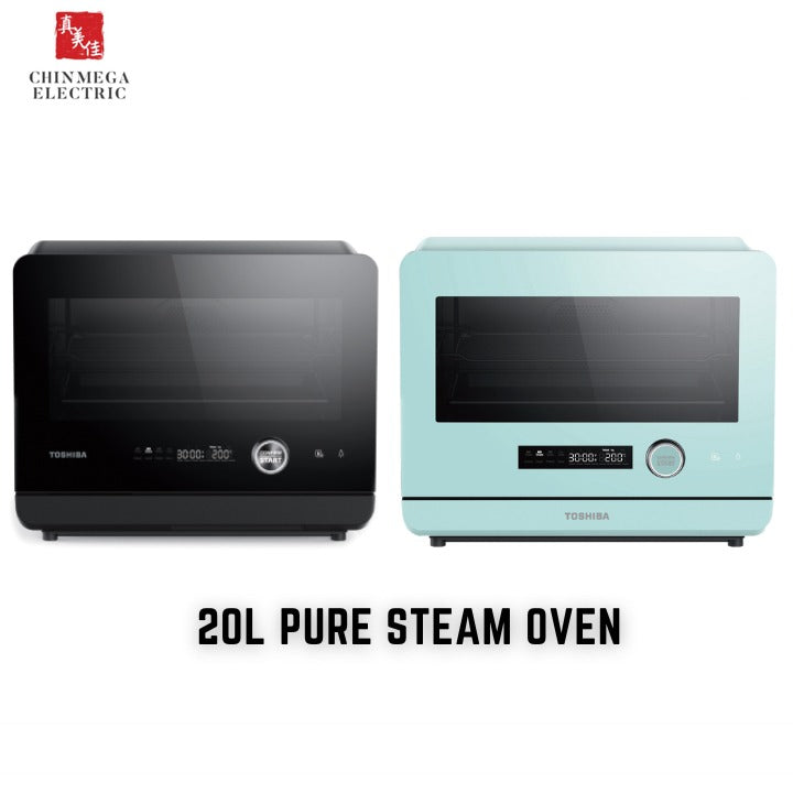 Toshiba 20L Pure Steam Oven MS1-TC20SF (Black) / MS1-TC20SF (Mint Green)