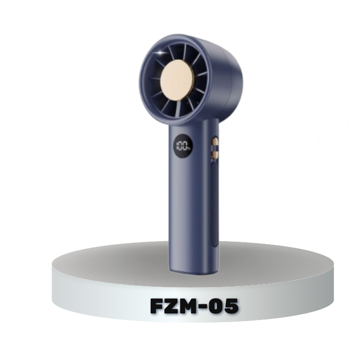 CEPMF005 High Speed Cooling Mini Handheld Fan with LED Display & 100 Adjustable Speed Settings, 3600mAh Battery