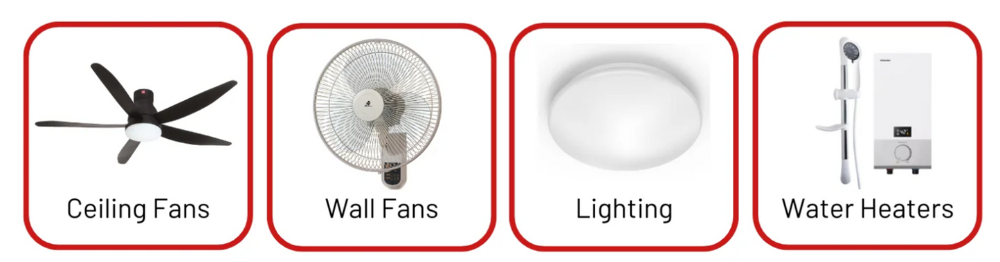 Installation Services (Ceiling Lamps/Heaters/Wall & Ceiling Fans)