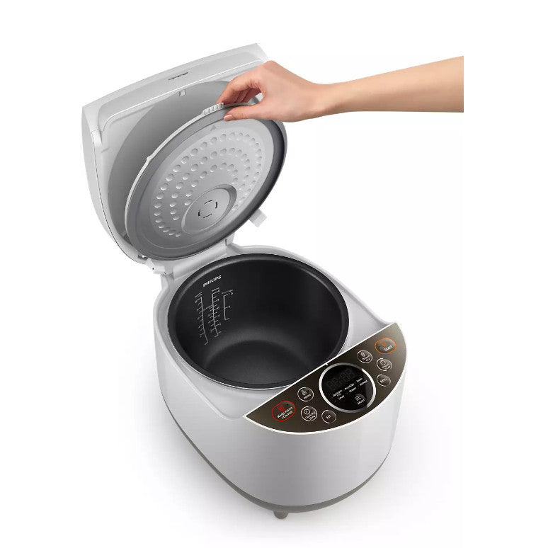 Philips 3000 Series 1.8L Daily Collection Fuzzy Logic Rice Cooker HD4515/67