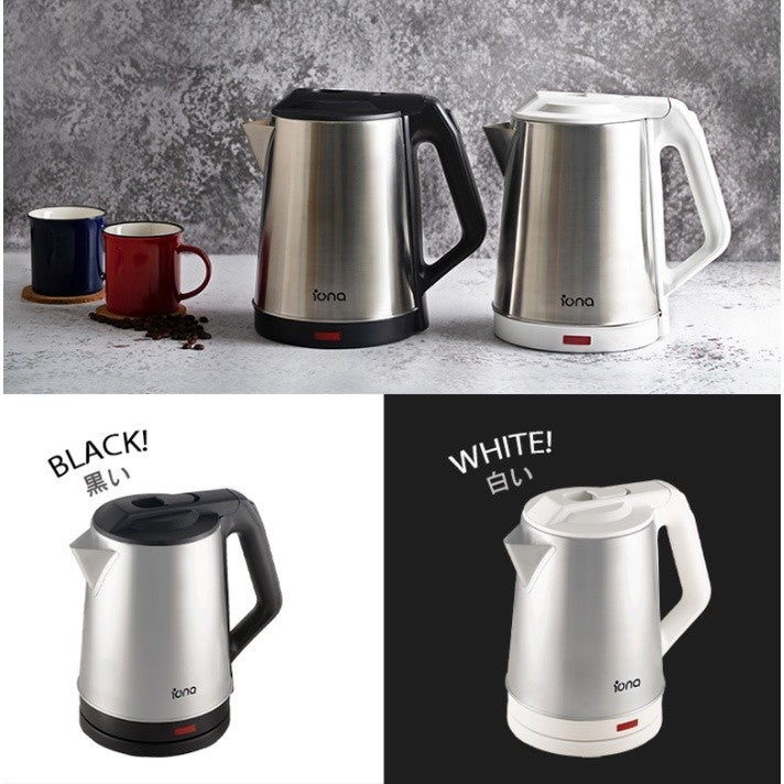 Iona 1.8L Stainless Steel Electric Kettle GLK1806