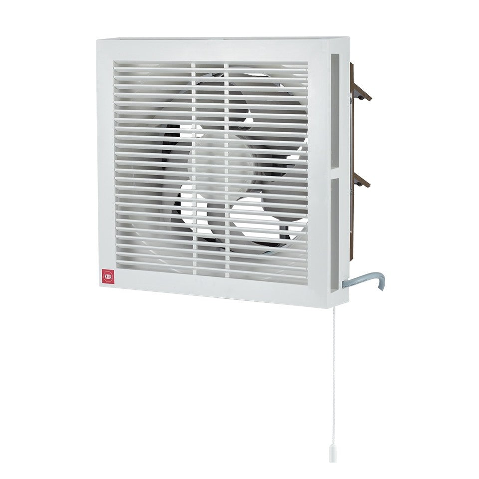 KDK 2-Way Reversible Wall Mounted Exhaust Ventilating Fan with Louver KDK 20RLA / 25RLA / 30RLA (Enquire for installation)