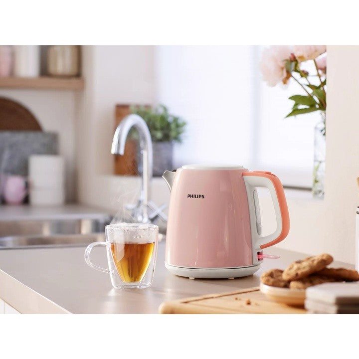 Philips 1.0L Daily Collection Kettle - Pink HD9348