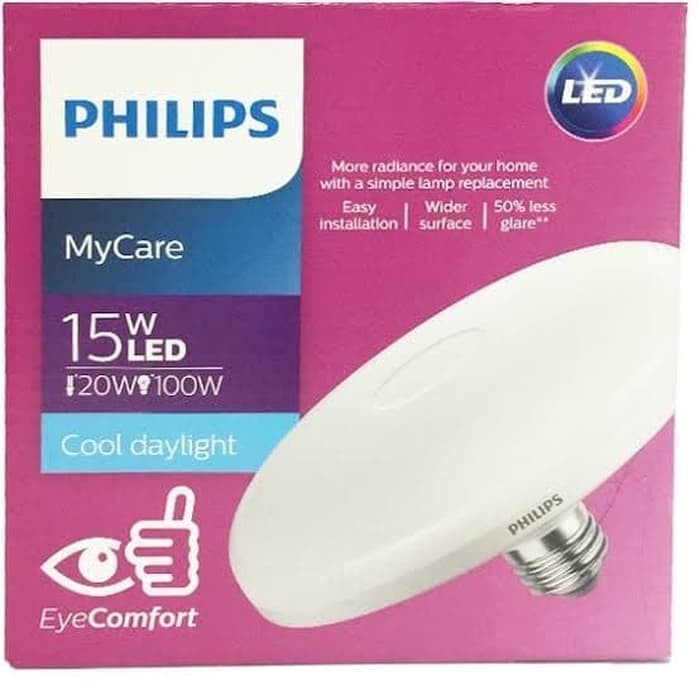 Philips UFO LED Bulb 15W E27 3000K / 6500K (Suitable Replacement for Ceiling Light)