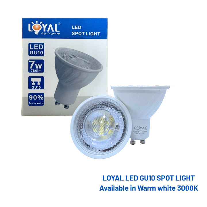 LOYAL LED 7W 240V GU10/ MR16 (GU5.3) SPOTLIGHT