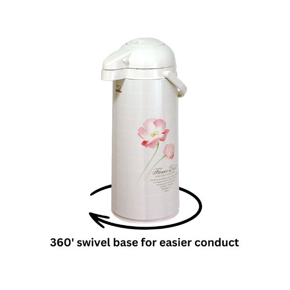 Zojirushi 2.45L Thermal Air Pot / Thermal Flask with 360° Swivel Base AALB-M25