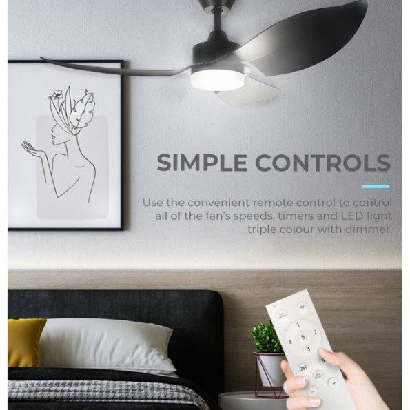 Mistral 46" D'Fan Ceiling Fan Space 46 with Remote Control