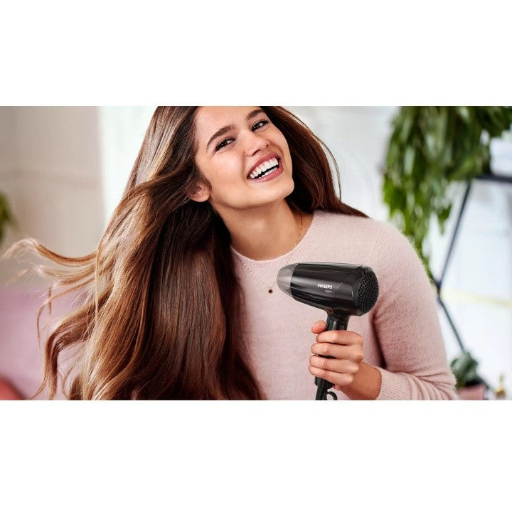 Philips Essential Care 1200W Foldable Travel Hairdryer | BHC010/03 | BHC010/10