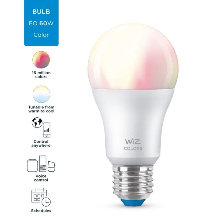 WiZ Smart Lighting by Philips E27 9W Smart Colour Bulb