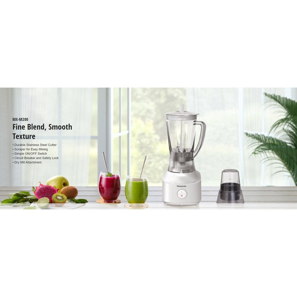 Panasonic 1.0L Juicer Blender with Dry Mill | MX-M200