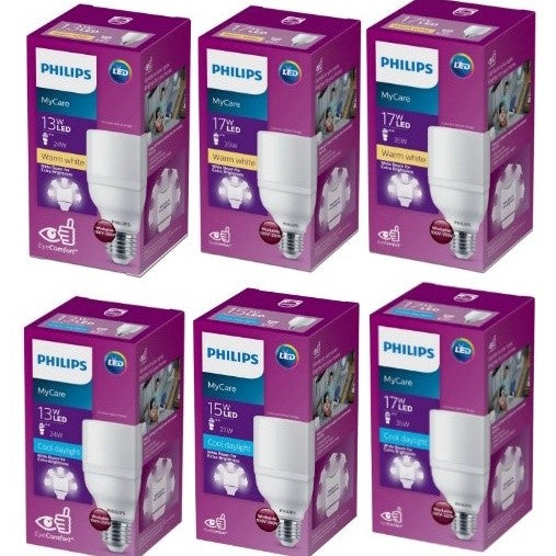 Philips LEDBright Bulb E27 13W/15W/17W | Day Light 6500K / Warm White 3000K