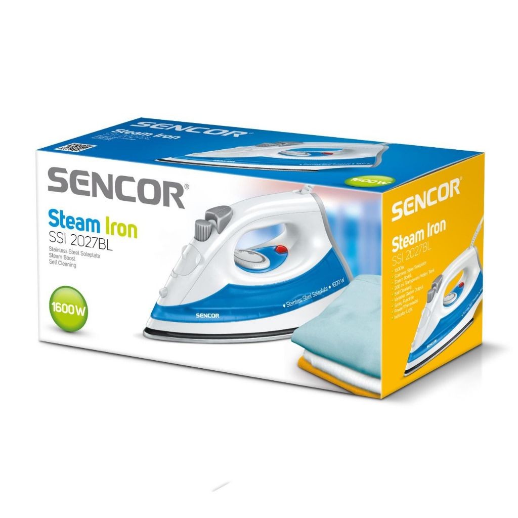 Sencor 1600W Steam Iron | SSI 2027BL