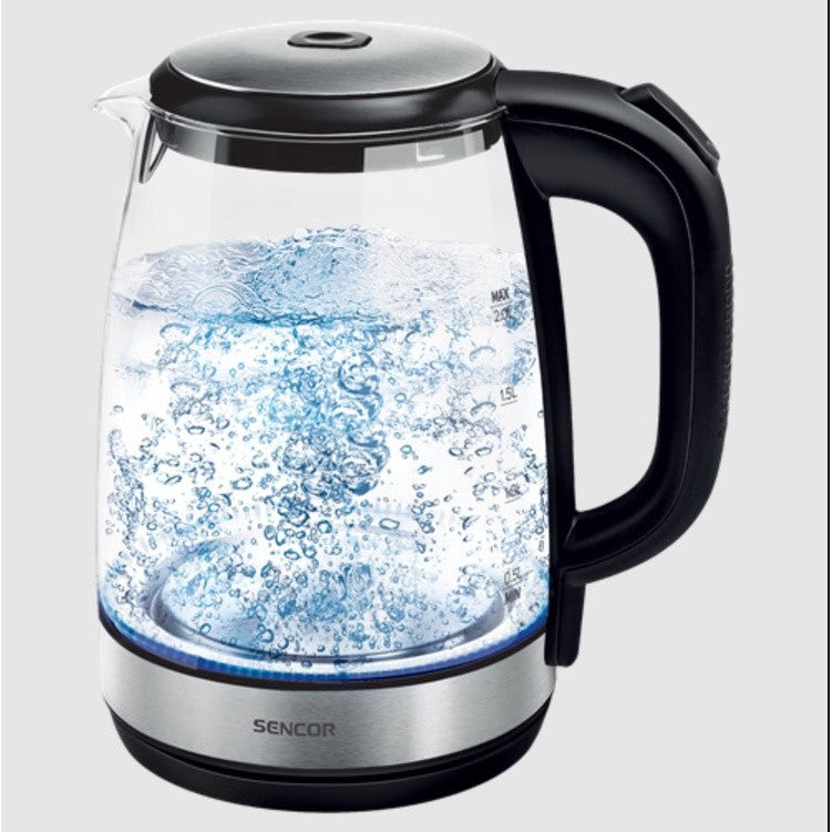 Sencor 2L Electric Glass Kettle | SWK 2080BK