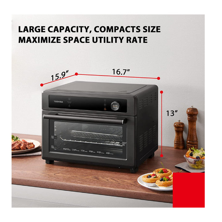 Toshiba 25L Air Fry Oven Remote Control with TSmartLife APP | TL2-SAC25GZC(GR)