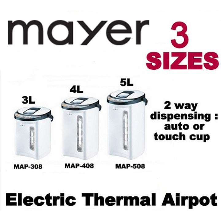 Mayer Electric Thermal Airpot 3L/4L/5L | MAP-308/MAP-408/MAP-508