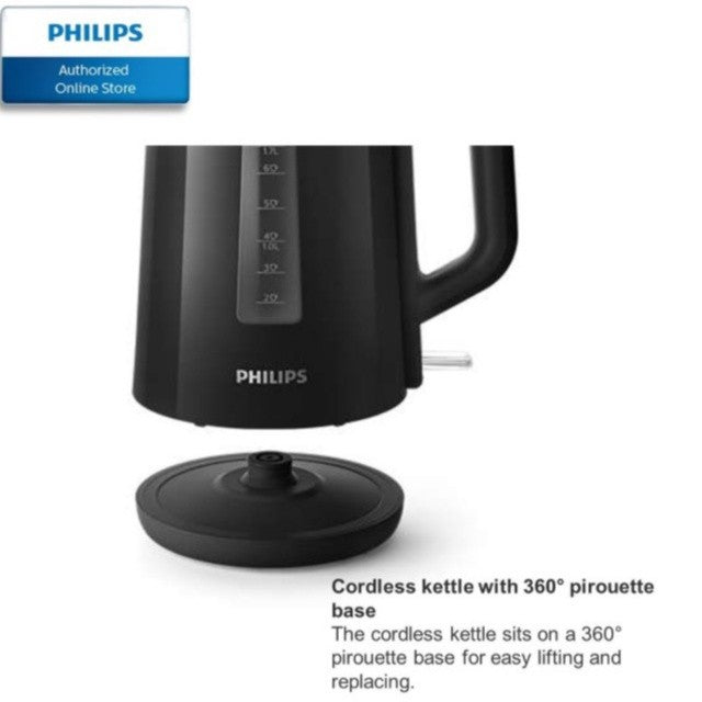 Philips Series 3000 1.7L Plastic Kettle with indicator light | HD9318