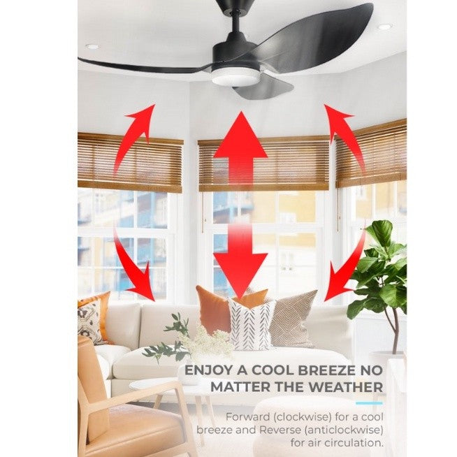 Mistral 46" D'Fan Ceiling Fan Space 46 with Remote Control