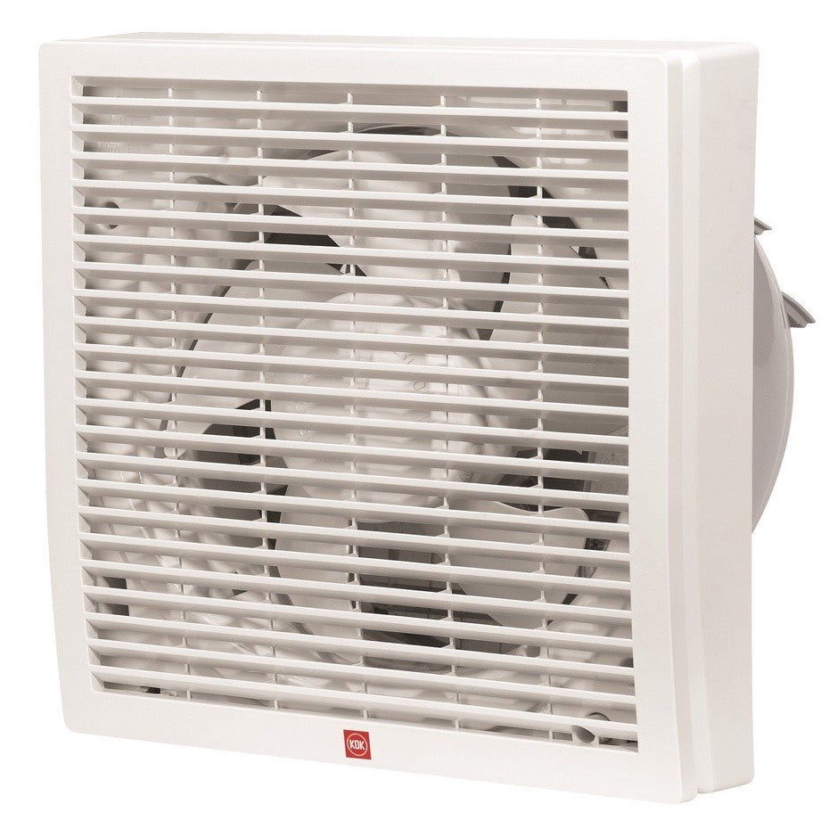 KDK 15cm/20cm Louver Type Window Mounted Ventilating Fan 15WHPCT/20WHCT (Enquire for Installation)