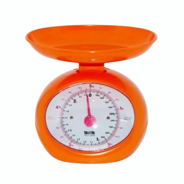 Tanita 2KG Mechanical Kitchen Scale 1401 (Pink / Orange)