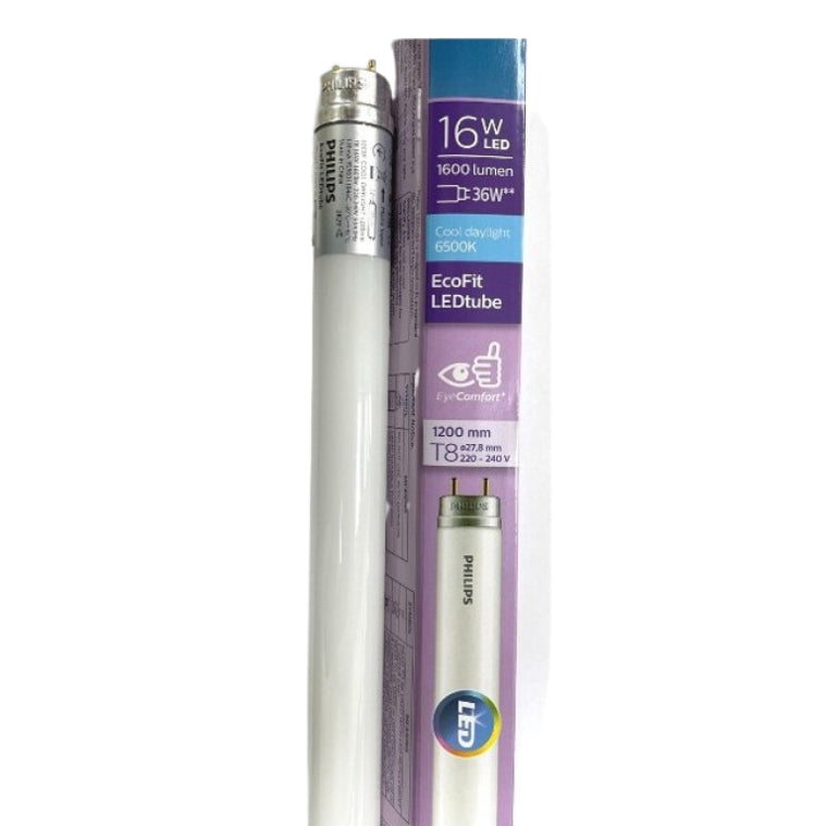 PHILIPS T8 LED ECOFIT light tube / 2ft (8W) / 4ft (16W / 20W) / Cool Daylight / Cool White