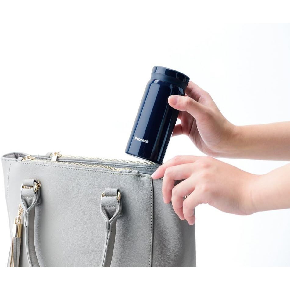 Peacock Compact 0.2L /0.21L Thermal Vacuum Bottle Mug (AKB-20AK/ AKB-20RS/ AKB-21W/ AKB-21T)