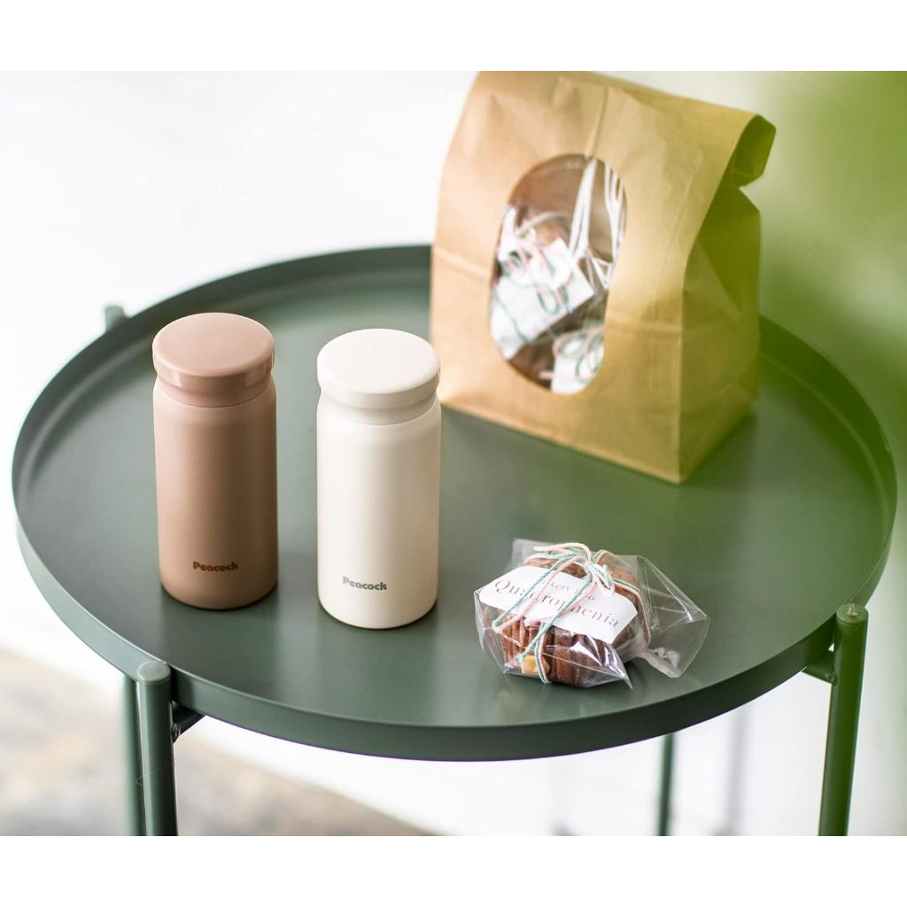 Peacock Compact 0.2L /0.21L Thermal Vacuum Bottle Mug (AKB-20AK/ AKB-20RS/ AKB-21W/ AKB-21T)