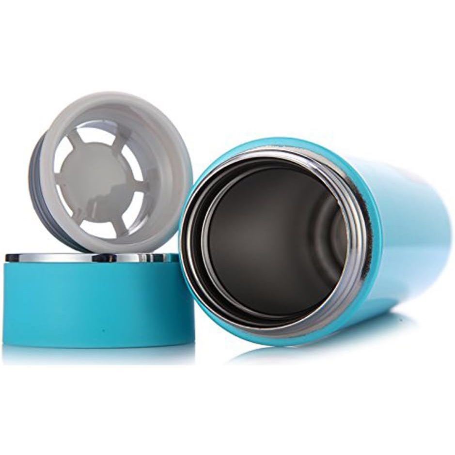 Peacock 500ML Thermos Stainless Mug Bottle | AMM-50BD / AMM-50PE / AMM-50ASK (Matt Black / Peach Puff / Sky Blue)