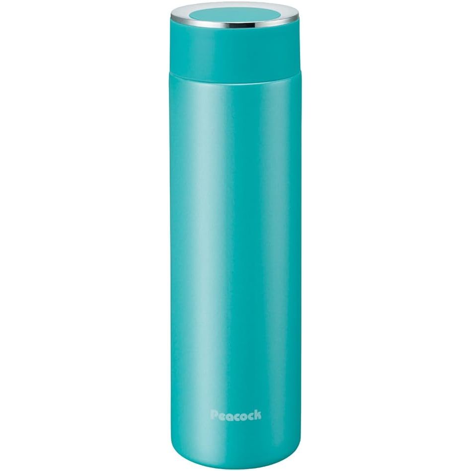 Peacock 500ML Thermos Stainless Mug Bottle | AMM-50BD / AMM-50PE / AMM-50ASK (Matt Black / Peach Puff / Sky Blue)