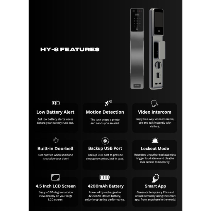 Hyundai HY-8 Digital Door Lock