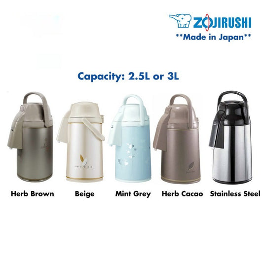 Zojirushi 2.5L/3L Thermal Air Pot/ Thermal Flask | VRKE-25N / VRKE-30N