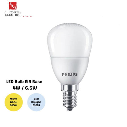 Philips LED Bulb 4W / 6.5W E14 | Cool Daylight 6500K / Warm White 3000K