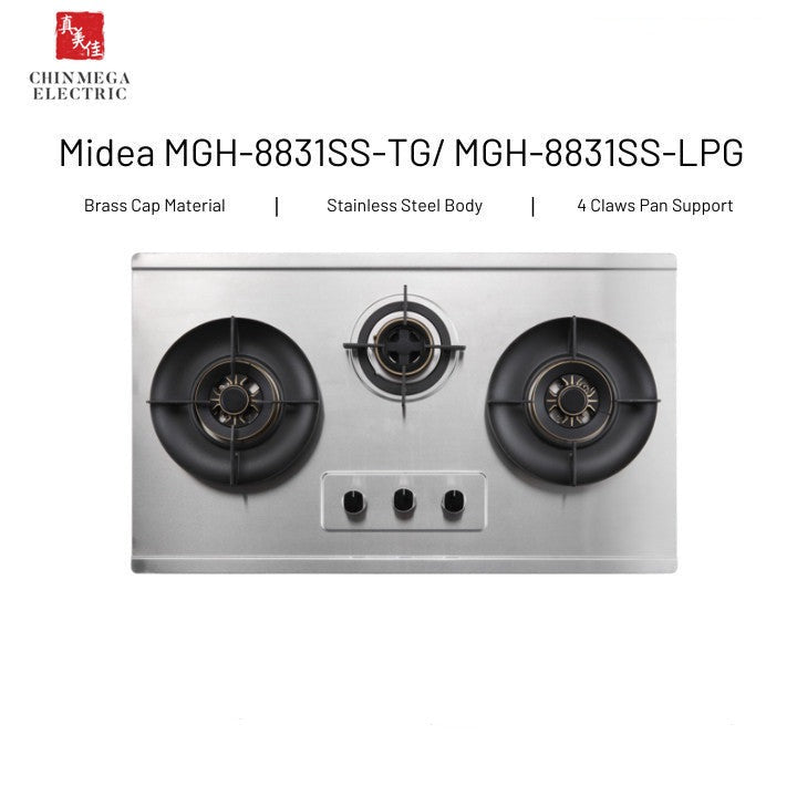 Midea LPG Hob | MGH-8831SS-TG / MGH-8831SS-LPG