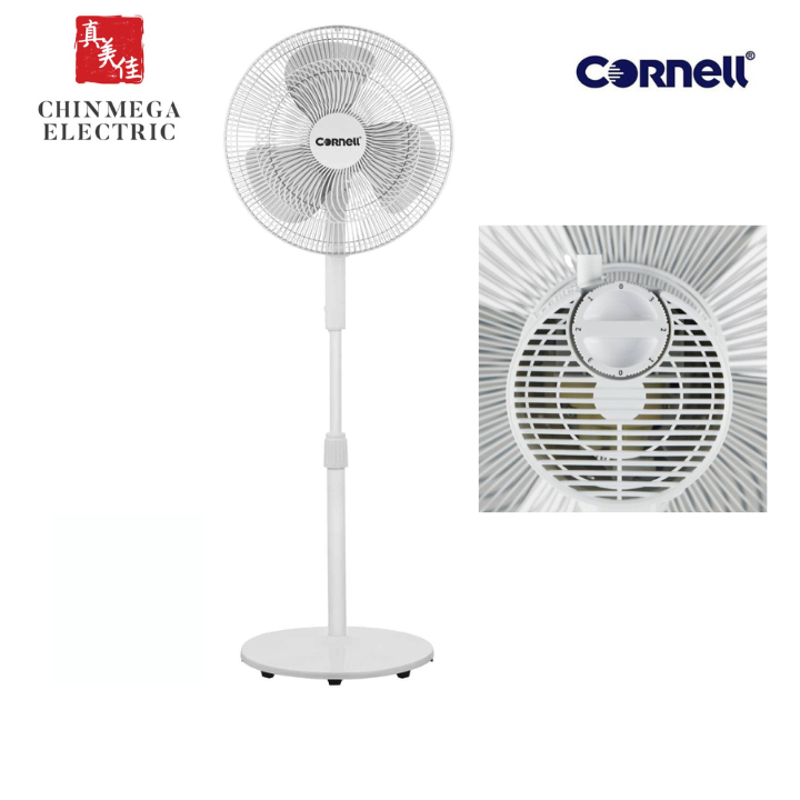 Cornell 16" Stand Fan CFN-S163WH