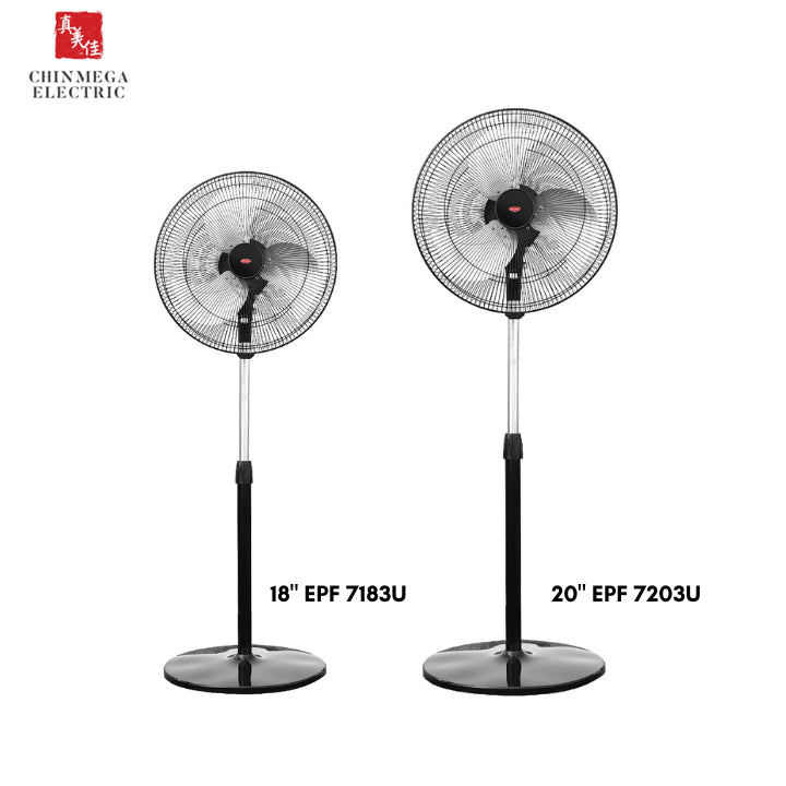 EuropAce Twin Turbo Power Stand Fan EPF 7183U/EPF 7203U