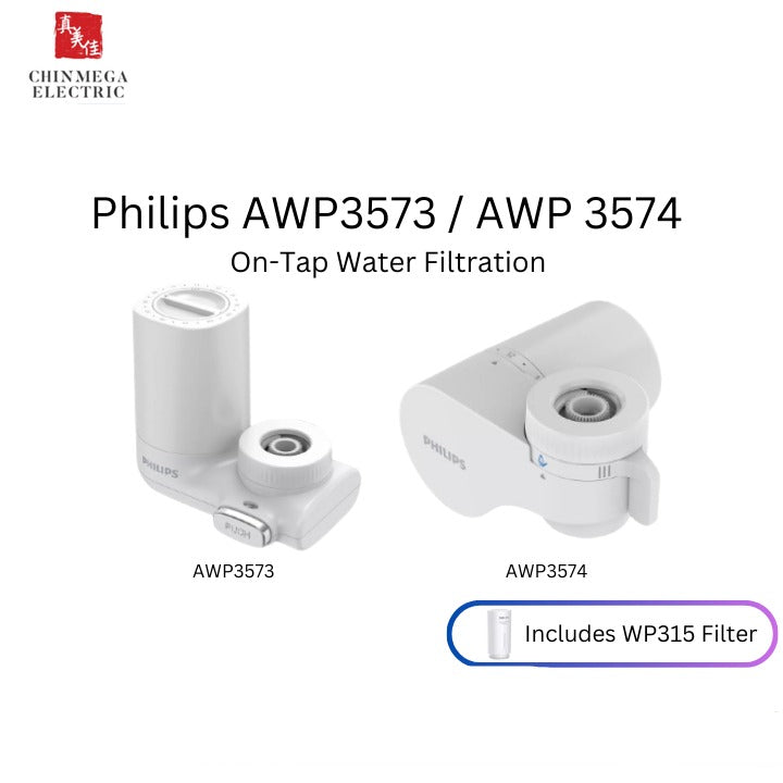 Philips AWP3753 / AWP3754 On Tap Water Purifier X-Guard Microfiltration System Granular Activated Carbon Faucet