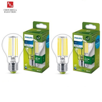 Philips Ultra Efficient LED Bulb 2.3W-40W / 4W-60W E27