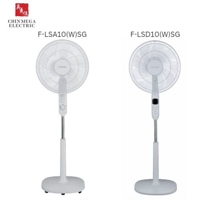 Toshiba AC/DC 16" Stand Fan with Timer and Remote (F-LSA10(W)SG / F-LSD10(W)SG)