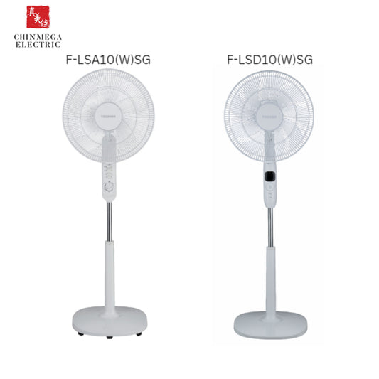 Toshiba AC/DC 16" Stand Fan with Timer and Remote (F-LSA10(W)SG / F-LSD10(W)SG)