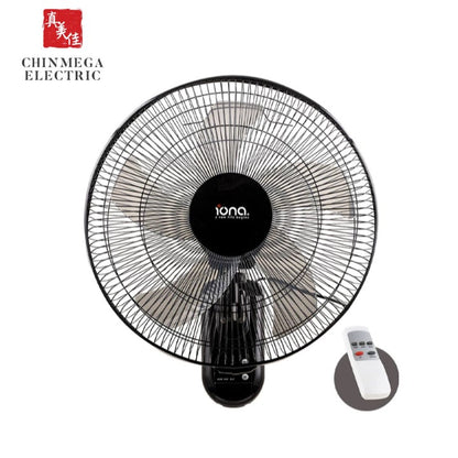 Iona 16" Wall Fan with Remote Control GLWF164R