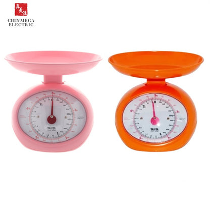 Tanita 2KG Mechanical Kitchen Scale 1401 (Pink / Orange)