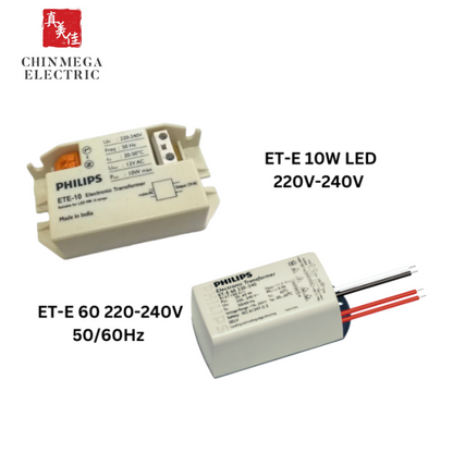 Philips Electronic Transformer (ET-E 10W LED 220V-240V / ET-E 60 220-240V 50/60Hz)