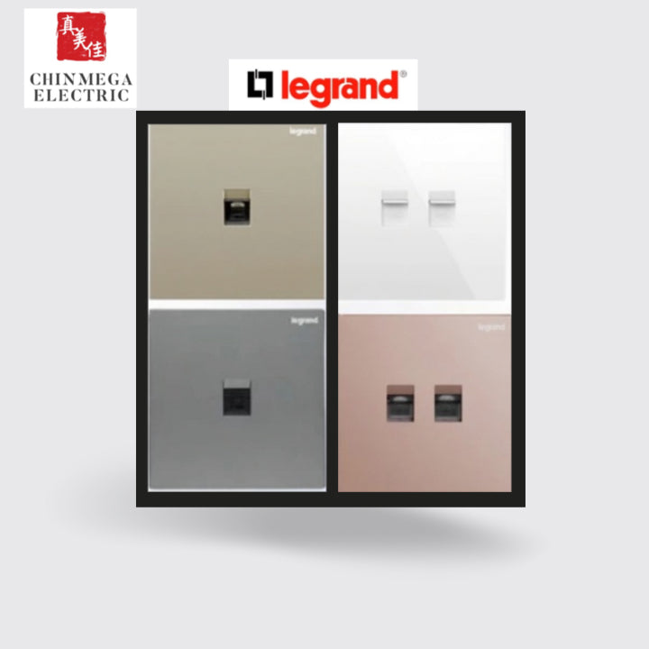 Legrand Galion Cat6 Single & Double Data Socket for Internet Network