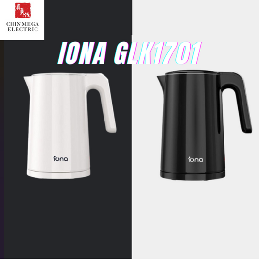 IONA 1.7L Electric Kettle Stainless Steel GLK1701