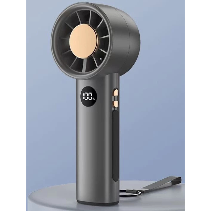 CEPMF005 High Speed Cooling Mini Handheld Fan with LED Display & 100 Adjustable Speed Settings, 3600mAh Battery
