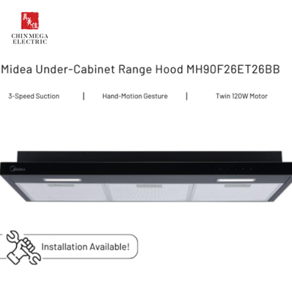 Midea Digital Semi-integrated Hood( MH90F26ET26BB)
