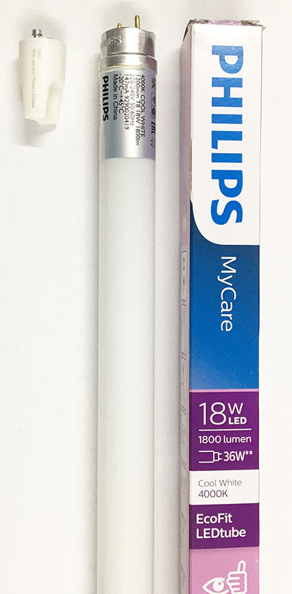 PHILIPS T8 LED ECOFIT light tube / 2ft (8W) / 4ft (16W )Cool Daylight / Cool White