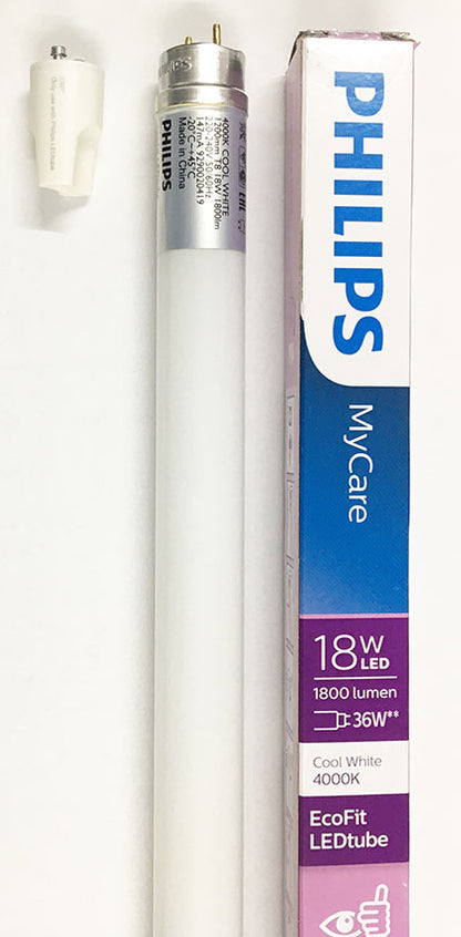 PHILIPS T8 LED ECOFIT light tube / 2ft (8W) / 4ft (16W )Cool Daylight / Cool White