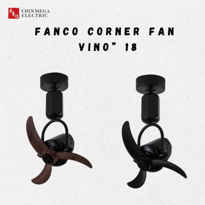 FANCO VINO 18" DC MOTOR CORNER FAN (Installation Service Please Contact Live Seller)